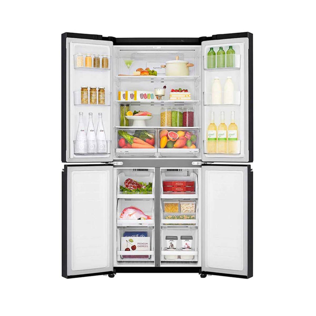 LG 594 L Frost Free Side by Side Refrigerator with Four Door